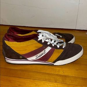 Diesel Men’s Casual Leather Sneaker - 10.5